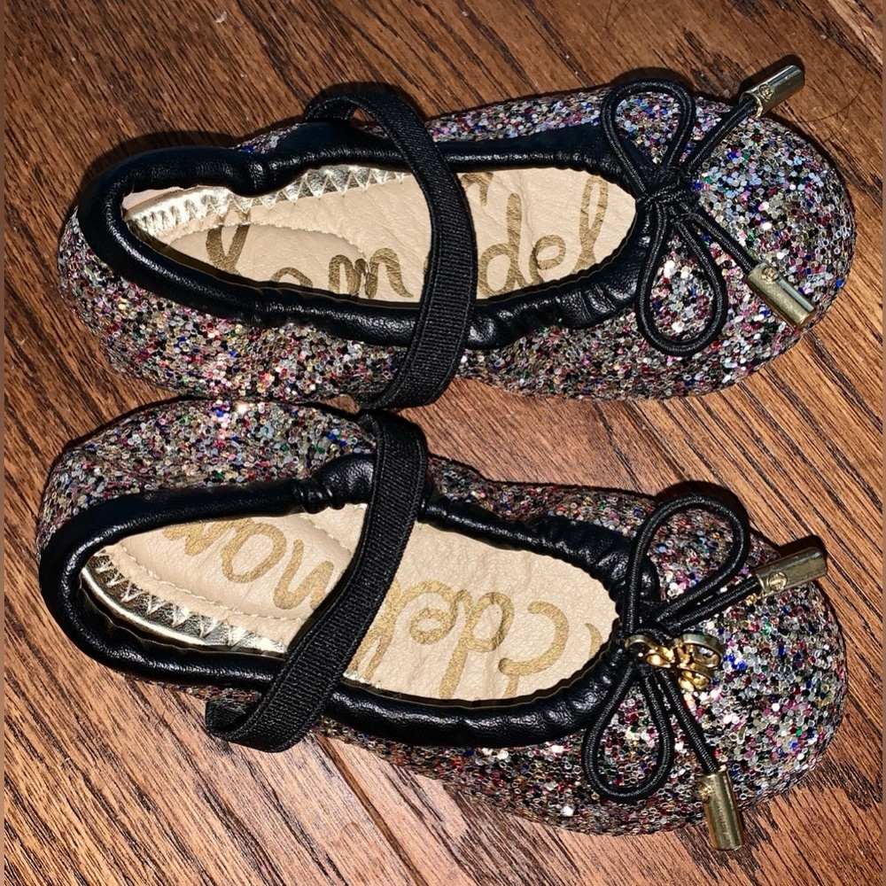 Glitter Sam Edelman Felicia Ballet Flats - Picture 14 of 17